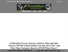 Tablet Screenshot of fermentations.ca